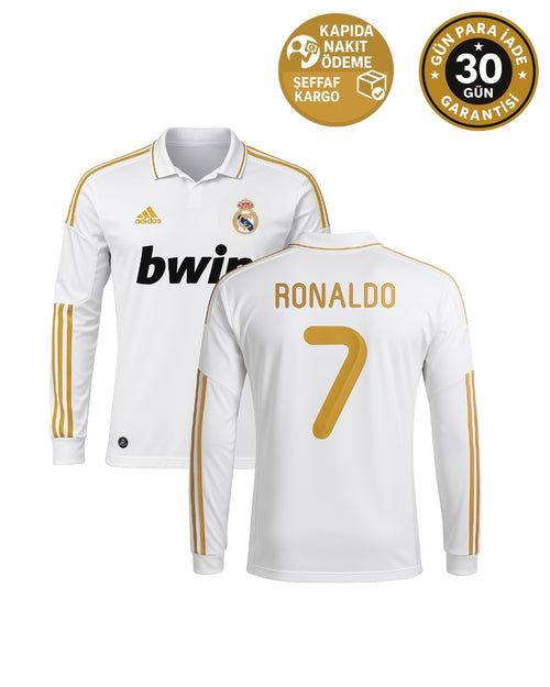 RONALDO REAL MADRİD 2012 SEZONU UZUN KOLLU YETİŞKİN FUTBOL FORMASI