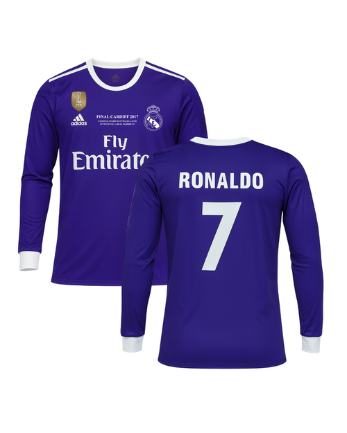 RONALDO MOR UZUN KOLLU REAL MADRİD FUTBOL FORMASI