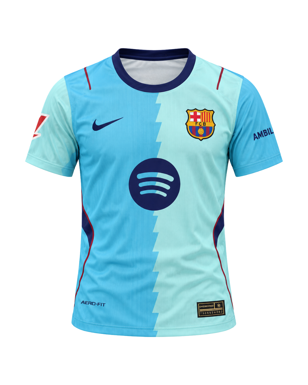 Lamine Yamal Barcelona 26/27 Yeni Sezon Turkuaz Alternatif 3'lü Çocuk Futbol Forma Seti ( Forma,şort ve çorap )