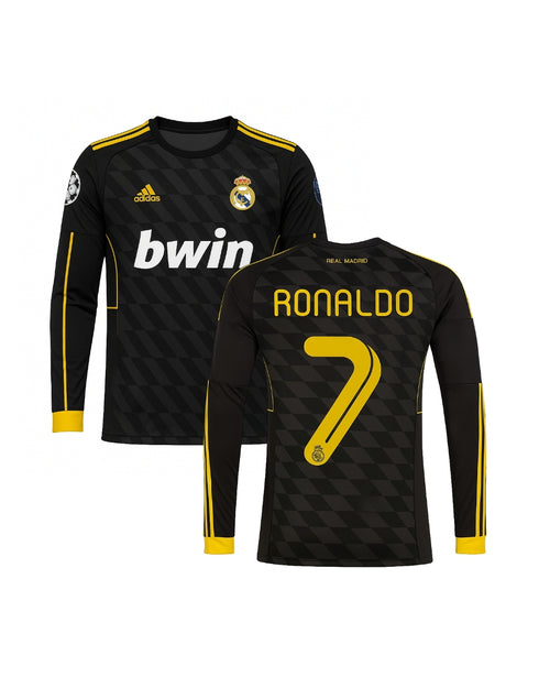 Ronaldo 11/12 Real Madrid Nostalji Siyah Deplasman Futbol Forması