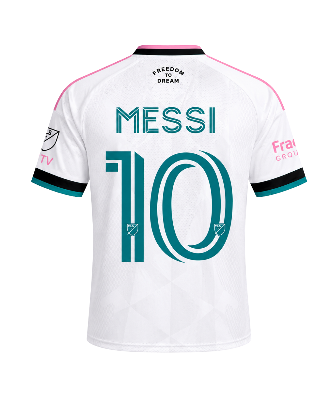 Messi Inter Miami 26/27 Beyaz Alternatif 3'lü Çocuk Futbol Forma Seti ( Forma,şort ve çorap )