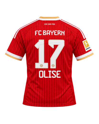 Michael Olise Bayern Münih 26/27 Yeni Sezon İç Saha 3'lü Çocuk Futbol Forma Seti (Forma,şort ve çorap)