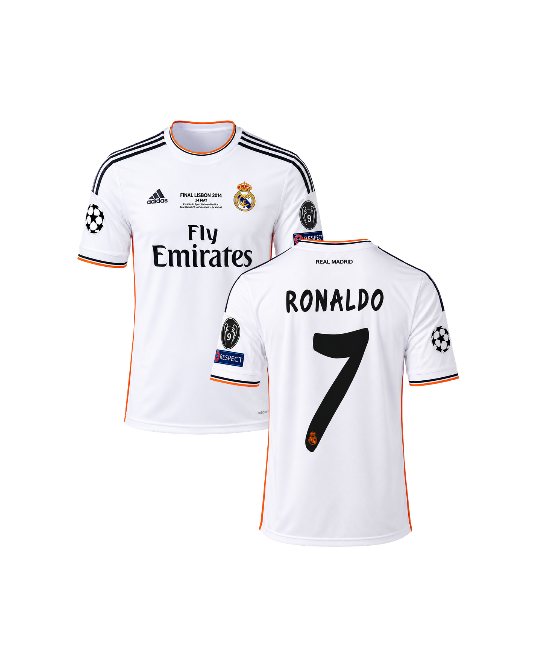 Ronaldo Real Madrid 2014 Lizbon Şampiyonlar Ligi Finali 3'lü Çocuk Futbol Forması