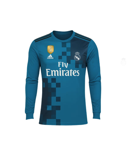 RONALDO TURKUAZ UZUN KOLLU REAL MADRİD FUTBOL FORMASI