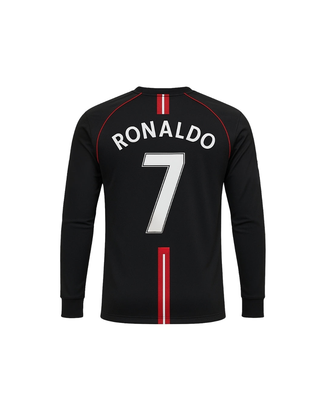 RONALDO SİYAH MANCHESTER UNİTED UZUN KOLLU FUTBOL FORMASI