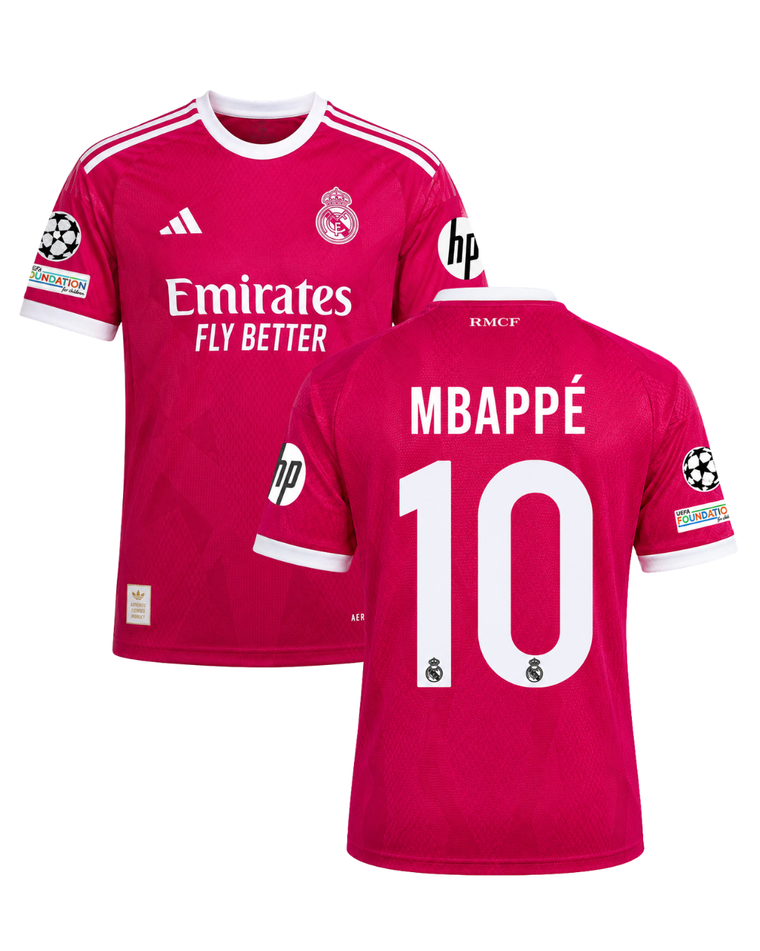 Mbappe Real Madrid 26/27 Sezonu Alternatif Pembe 3'lü Çocuk Futbol Forma Seti ( Forma,şort ve çorap )