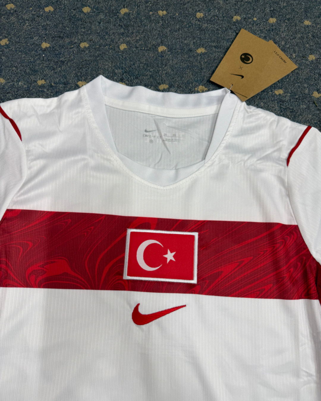 Türkiye 2026 Dünya Kupası Beyaz Player Çocuk Futbol Forması