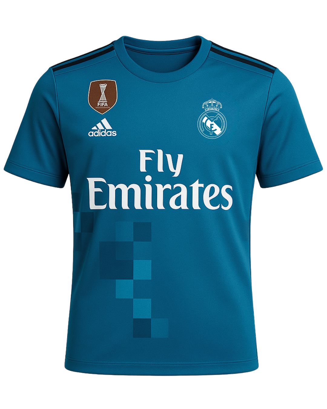 RONALDO REAL MADRİD 2018 SEZONU TURKUAZ ÇOCUK FUTBOL FORMASI