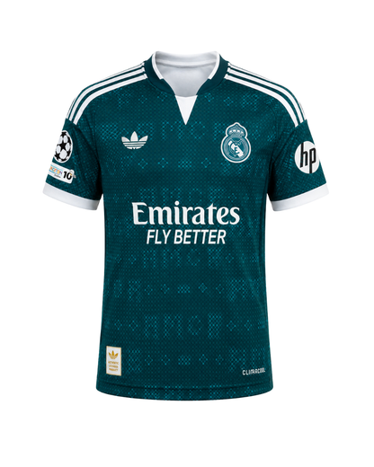 Mbappe Real Madrid 26/27 Sezonu Yeşil Deplasman 3'lü Çocuk Futbol Forma Seti ( Forma,şort ve çorap )