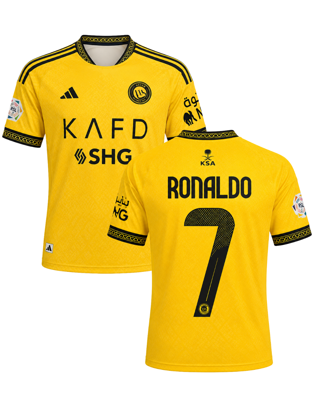 Ronaldo 26/27 Yeni Sezon Al Nassr 3'lü Çocuk Futbol Forma Seti ( Forma,şort ve çorap )