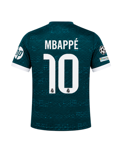 Mbappe Real Madrid 26/27 Sezonu Yeşil Deplasman 3'lü Çocuk Futbol Forma Seti ( Forma,şort ve çorap )
