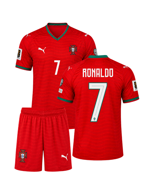 Ronaldo Portekiz Milli Takım 2026 Dünya Kupası Çocuk Futbol Forması