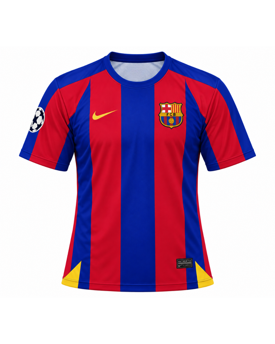 Ronaldinho 05/06 Sezonu Barcelona Retro 3'lü Çocuk Futbol Forma Seti (Forma,şort ve çorap)
