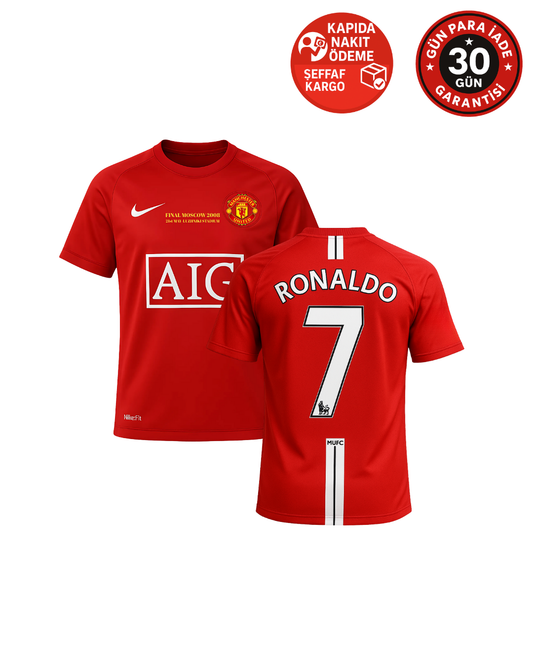 RONALDO MANCHESTER UNİTED 2008 SEZONU YETİŞKİN FUTBOL FORMASI