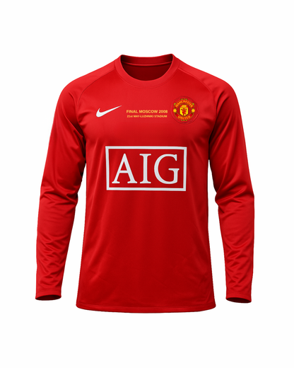 RONALDO UZUN KOLLU MANCHESTER UNİTED 2008 SEZONU YETİŞKİN FUTBOL FORMASI