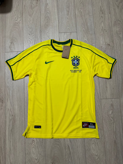Brezilya 98 Dünya Kupası Retro Futbol Forması
