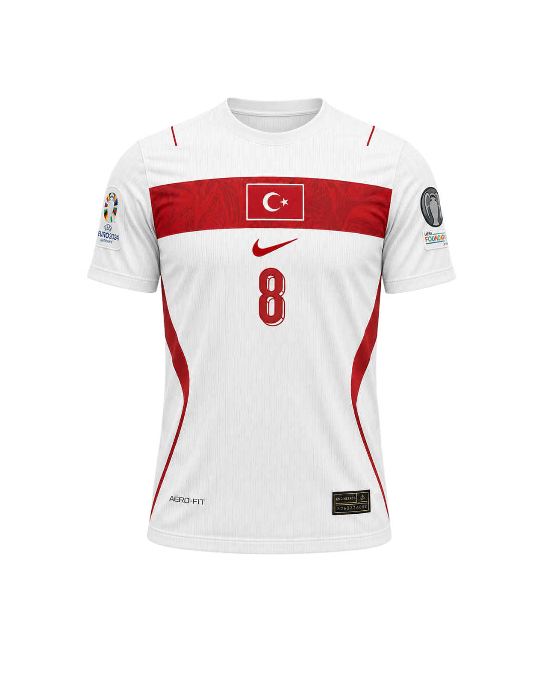 Arda Güler Türkiye 2026 Dünya Kupası Beyaz 3'lü Çocuk Futbol Forması