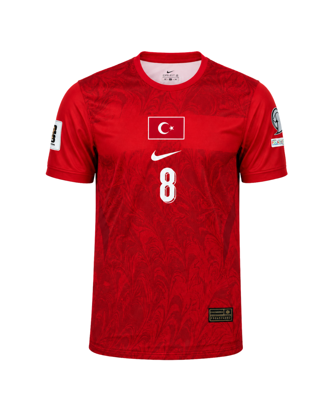 Arda Güler Türkiye 2026 Dünya Kupası Kırmızı Futbol Forması