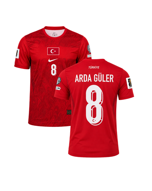 Arda Güler Türkiye 2026 Dünya Kupası Kırmızı Futbol Forması